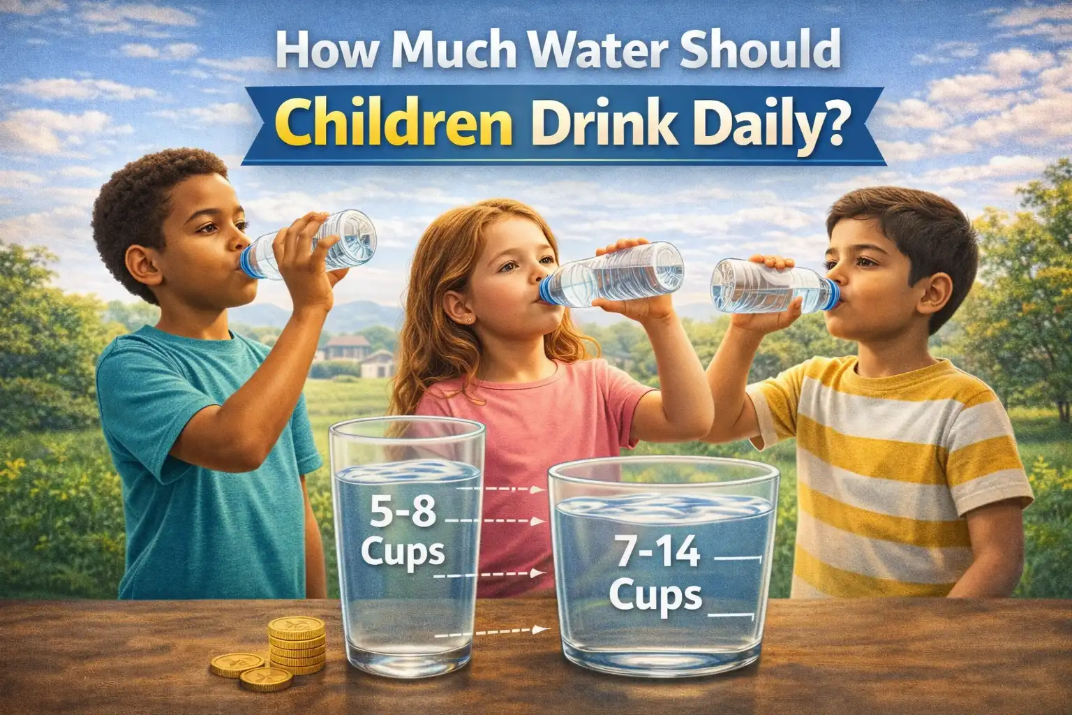 How Much Water Should Children Drink Daily