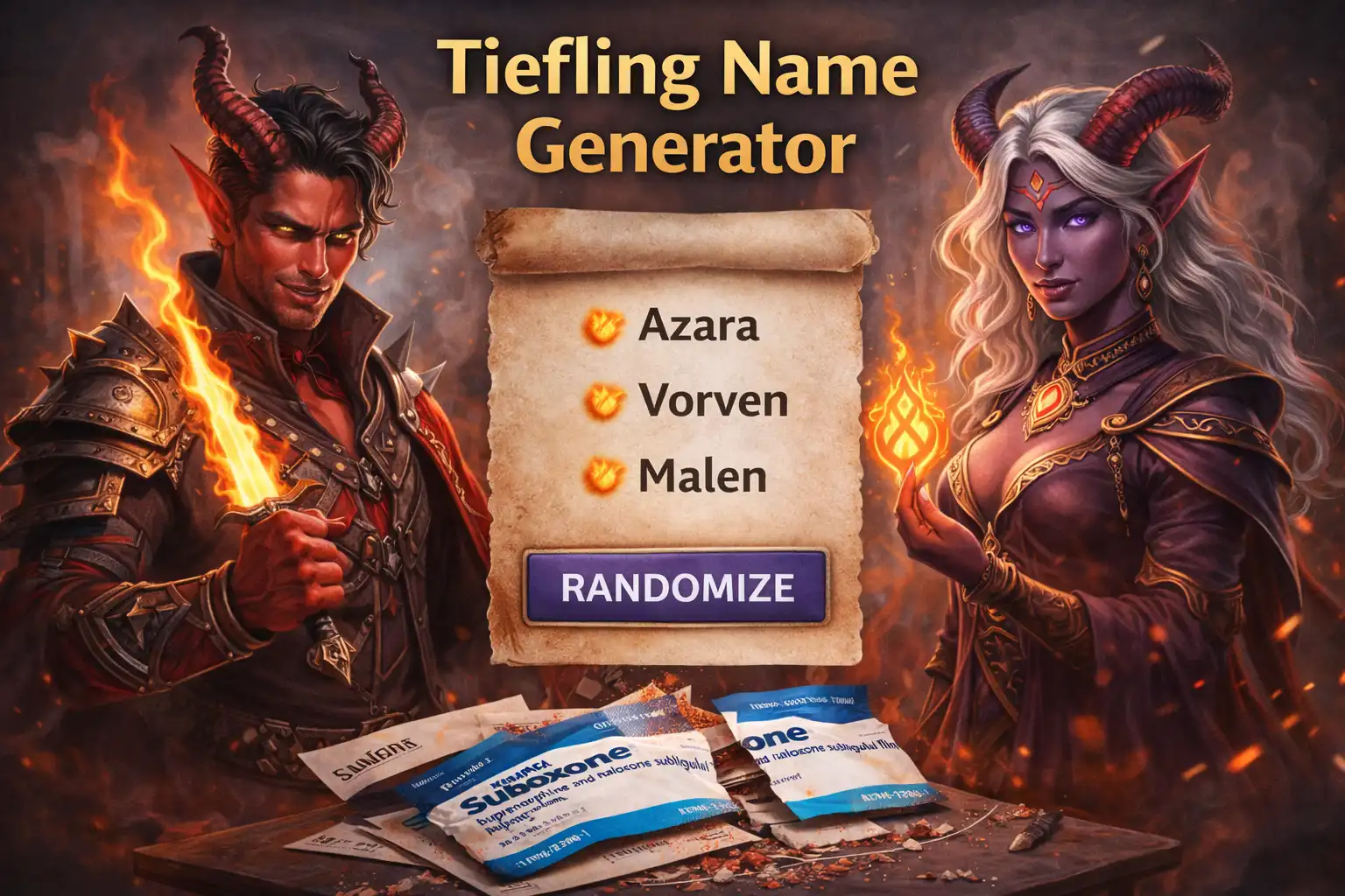 Tiefling Name Generator
