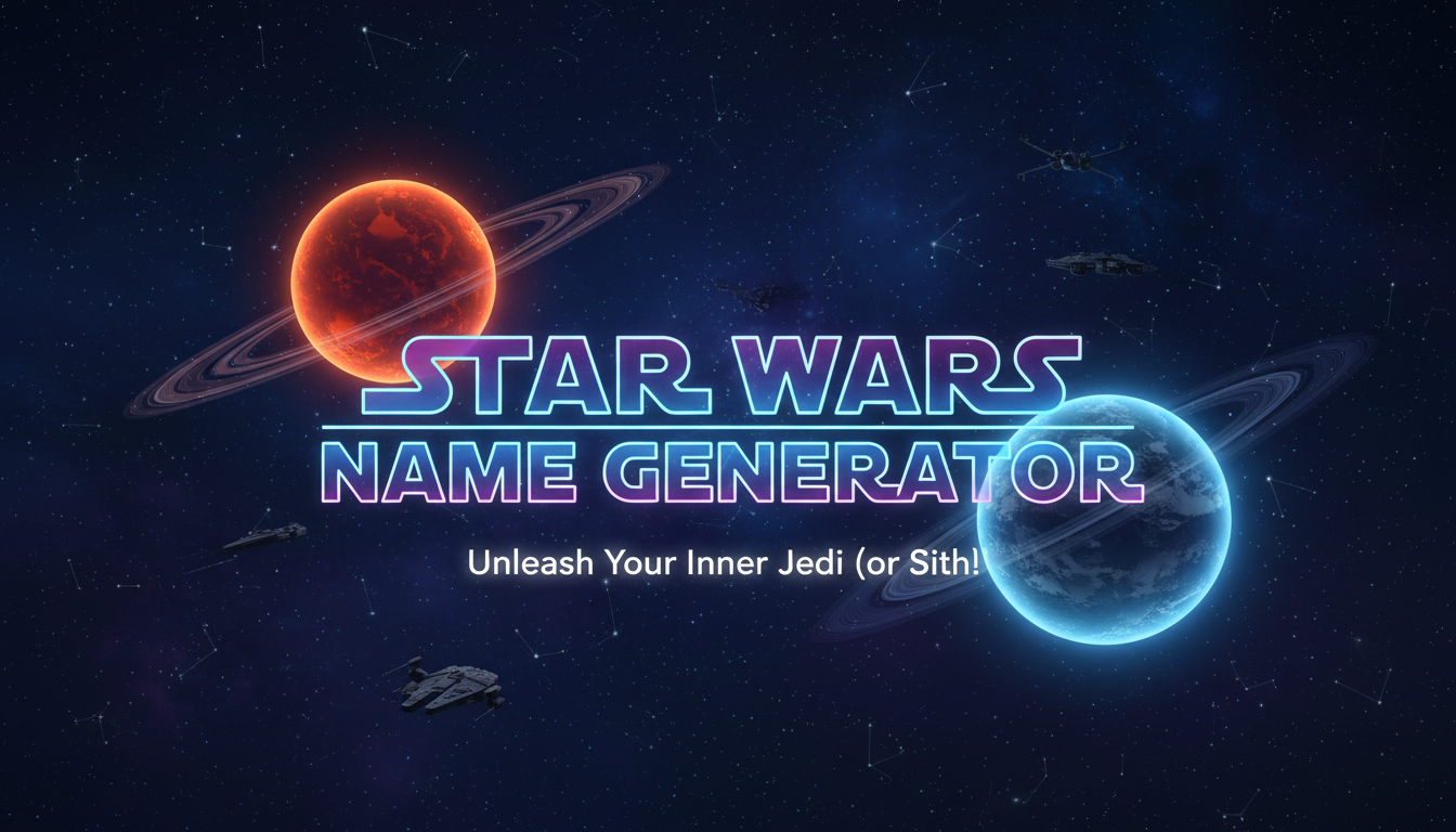 Star Wars Name Generator